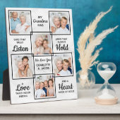 Grootma unieke fotocollage fotoplaat (Zijkant)