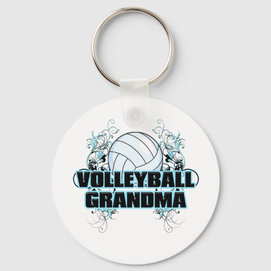 Grootma volleybal (kruis).png sleutelhanger (Voorkant)