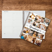 Grootma We houden van je hart Moderne fotocollage Planner
