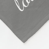 Grootmabomen (harten), witte/grijze 8 namen en dat fleece deken (Hoek)