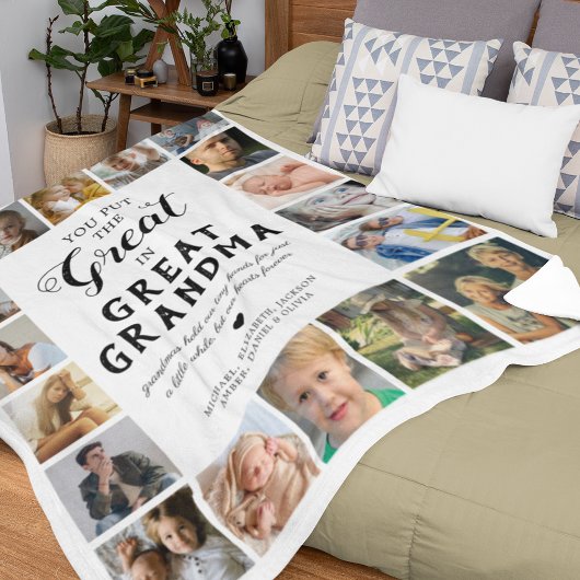 Grootmafoto Fleece Blanket Deken
