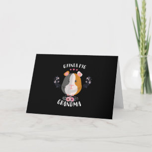 Grootmakerdag en kerstcadeau door cavia's kaart