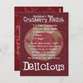 Grootma's beste veenbessen ontvang briefkaart (Voorkant / Achterkant)