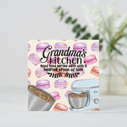 Grootma's Kitchen Good Food Served Daily with a He (Staand voorkant)