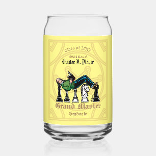 Grootmeester Afstuderen Drinkware Set Can Glass Blikvorm Glas