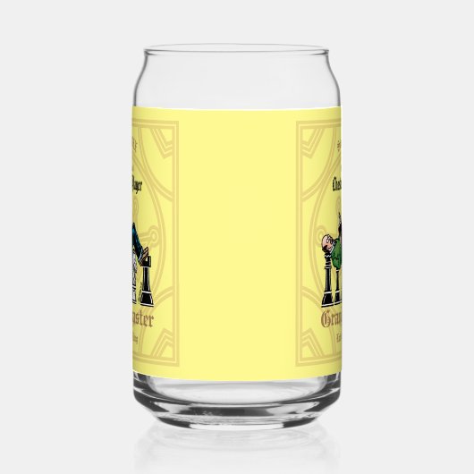 Grootmeester Blikvorm Glas (Links)