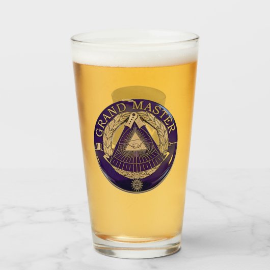 grootmeester glas (Voorkant gevuld)