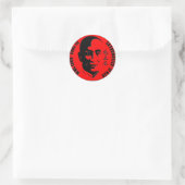 Grootmeester - IP Man ("Wing Chun - Kung Fu") Ronde Sticker (Tas)