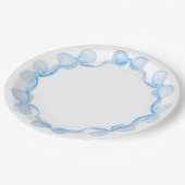 Grootmillenium Waterverf Bows Paper Borden Papieren Bordje (Gekanteld)