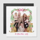 Grootmillennial Kerst Luipaard Foto (Voorkant / Achterkant)