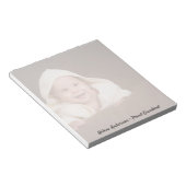 Grootmoeder aangepaste baby foto kleinkind notitieblok (Schuin)