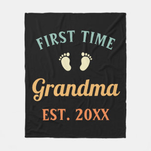 Grootmoeder Abuela Nonna Grammy First Time Grandma Fleece Deken
