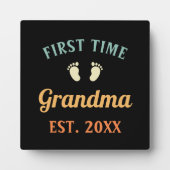 Grootmoeder Abuela Nonna Grammy First Time Grandma Fotoplaat (Voorkant)