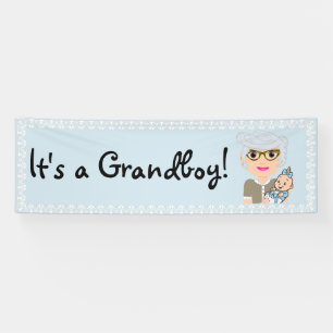 Grootmoeder Baby shower Banner