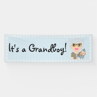 Grootmoeder Baby shower Banner