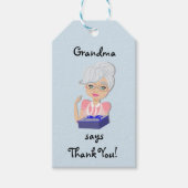 Grootmoeder Baby shower Gift Label Cadeaulabel (Voorkant)