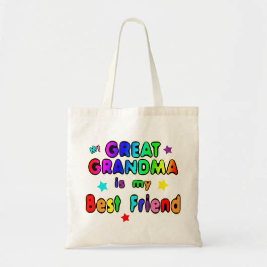 Grootmoeder beste vriend tote bag (Voorkant)