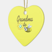 Grootmoeder bij Bee Keramisch Ornament (Links)