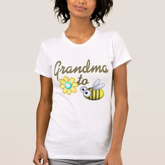 Grootmoeder bij Bee T-shirt (Voorkant)