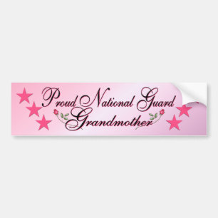 Grootmoeder Bumper Sti (roze en rode nationale gar Bumpersticker