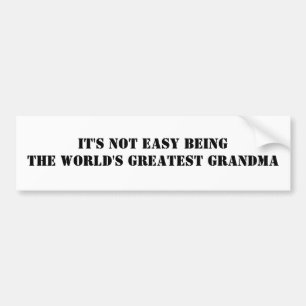 Grootmoeder Bumpersticker