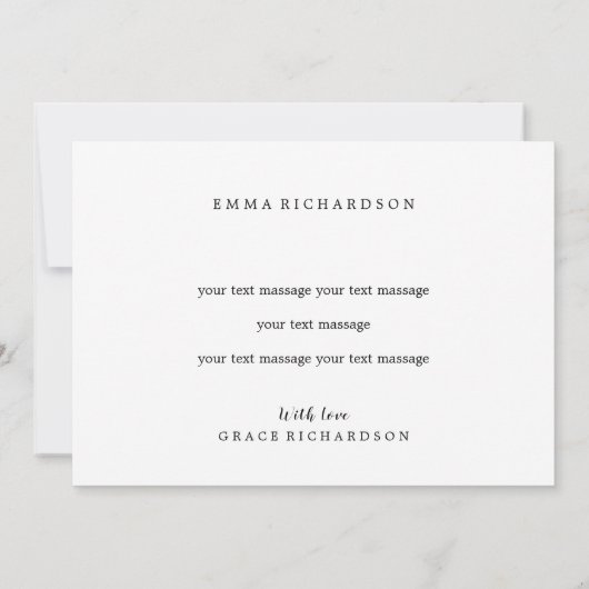 Grootmoeder en Grootdochter Liefde Verjaardag Kaar Kaart (Achterkant)