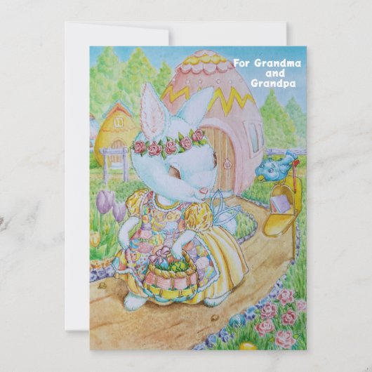 Grootmoeder en grootvaders gepersonaliseerde Kaart (Voorkant)