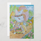 Grootmoeder en grootvaders gepersonaliseerde Kaart (Voorkant / Achterkant)