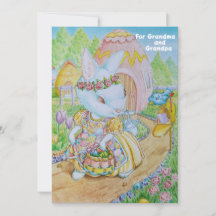 Grootmoeder en grootvaders gepersonaliseerde Kaart