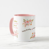 Grootmoeder en kleindochter Forever Linked Mok (Voorkant links)