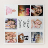 Grootmoeder foto collage beste oma wereld legpuzzel (Horizontaal)