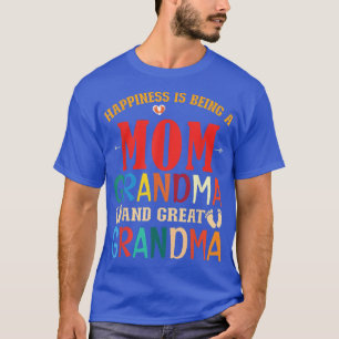 Grootmoeder geluk als moeder grootmoeder en Grea T-shirt