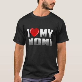 Grootmoeder geschenken van kleinkinderen Ik hou va T-shirt