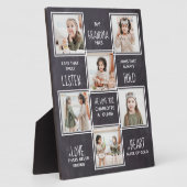 Grootmoeder grootmoeder foto collage fotoplaat (Zijkant)