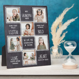 Grootmoeder grootmoeder foto collage fotoplaat