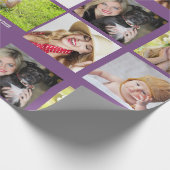 Grootmoeder grootvader PHOTO Collage Gift Cadeaupapier (Hoek)