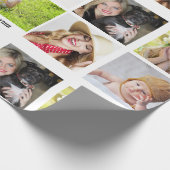 Grootmoeder grootvader PHOTO Collage Gift Cadeaupapier (Hoek)