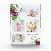 Grootmoeder Je bent de beste magenta Anemone Fotoblokken (Voorkant)