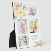 Grootmoeder Je bent de beste vier foto's Fotoplaat (Zijkant)