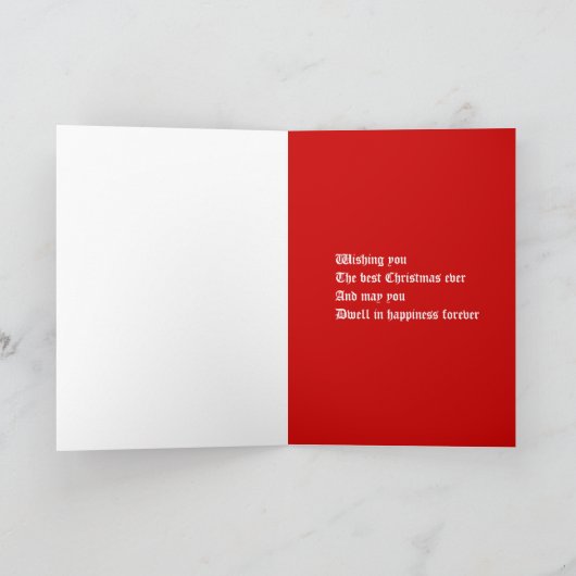 Grootmoeder kerstkaarten feestdagen kaart (Binnen)