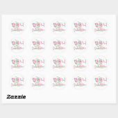 Grootmoeder (Koreaans) Ronde Sticker (Vel)