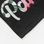 Grootmoeder leraar partner in misdaad grappig fleece deken (Hoek)