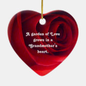 Grootmoeder Love Pendant Keramisch Ornament (Achterkant)