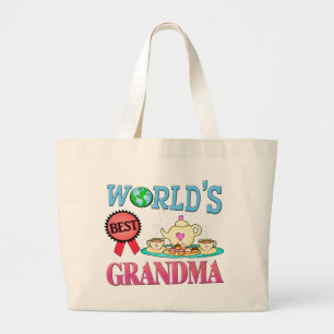 Grootmoeder Moederdag Canvas tas