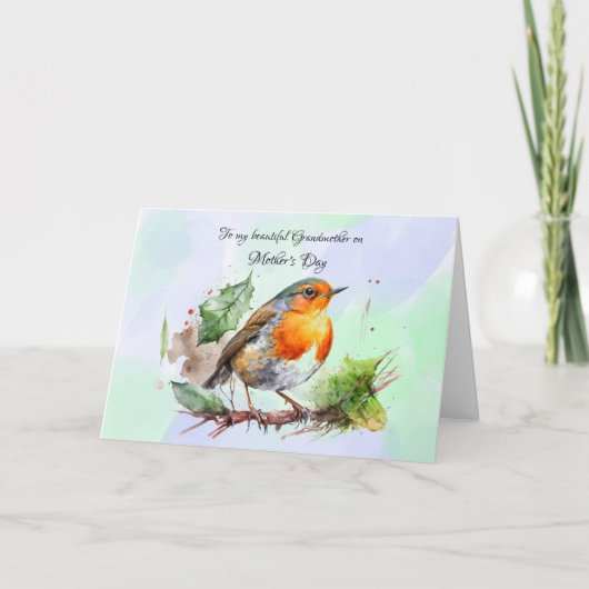 Grootmoeder Moederdag Kaart (Voorkant)
