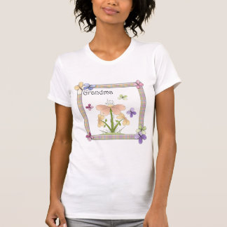 Grootmoeder Moederdag van Butterfly Flower Gifts T-shirt
