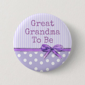 Grootmoeder om Baby shower Button te zijn: Paarse