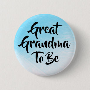 Grootmoeder om Baby shower Buttonnen te zijn Ronde Button 5,7 Cm