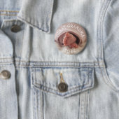 Grootmoeder om Baby shower te zijn Ronde Button 5,7 Cm (In situ)