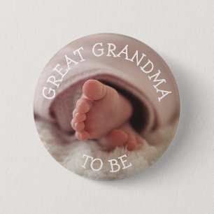Grootmoeder om Baby shower te zijn Ronde Button 5,7 Cm